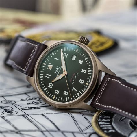 iwc spitfire bronze patina